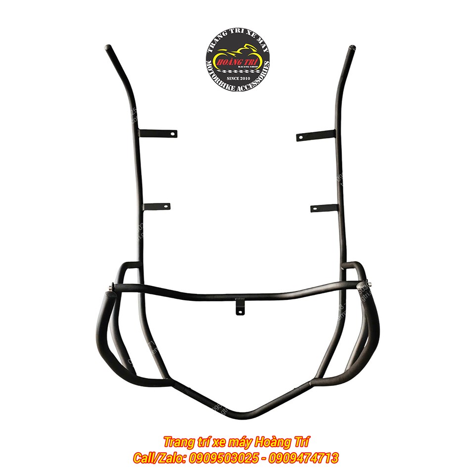 Mặt trước khung chống đổ Lexi 155 với thiết kế cân đối giúp bảo vệ xe khi xảy ra va chạm