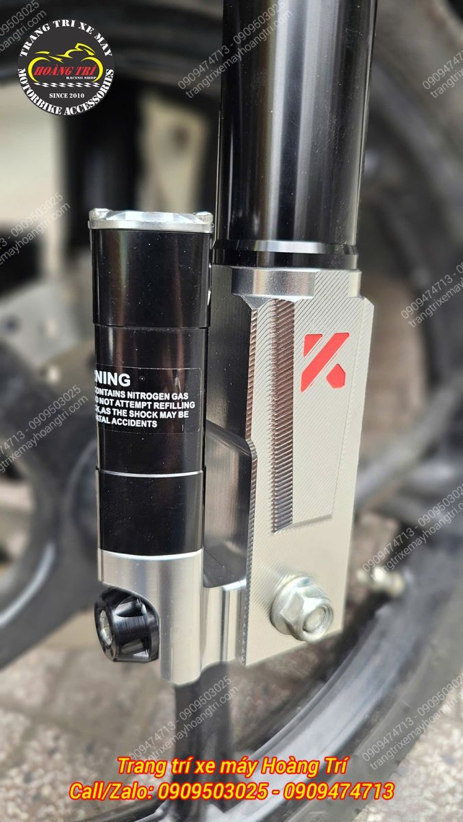 Chi tiết chân phuộc CNC sắc sảo, tăng độ cứng và đảm bảo độ bền lâu dài