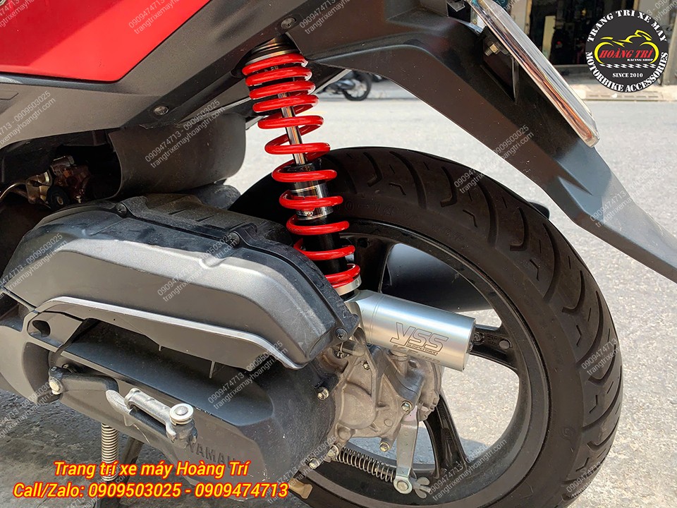 Chi tiết phuộc sau YSS K-Euro hoàn thiện cứng cáp, hỗ trợ vận hành ổn định nhiều điều kiện khác nhau