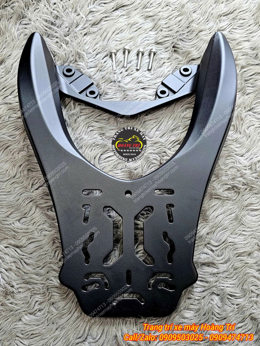 Góc nhìn khác baga NCL NMAX 155, thiết kế gọn, phù hợp lắp thêm thùng sau tiện lợi