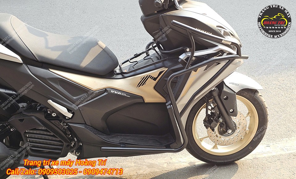 Tổng thể khung NVX V3 kết hợp dàn áo, tăng độ cứng cáp và bảo vệ xe