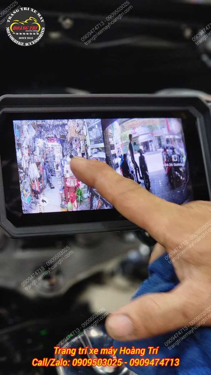 Chế độ chia đôi màn hình Android hiển thị camera trước và sau hỗ trợ quan sát toàn diện
