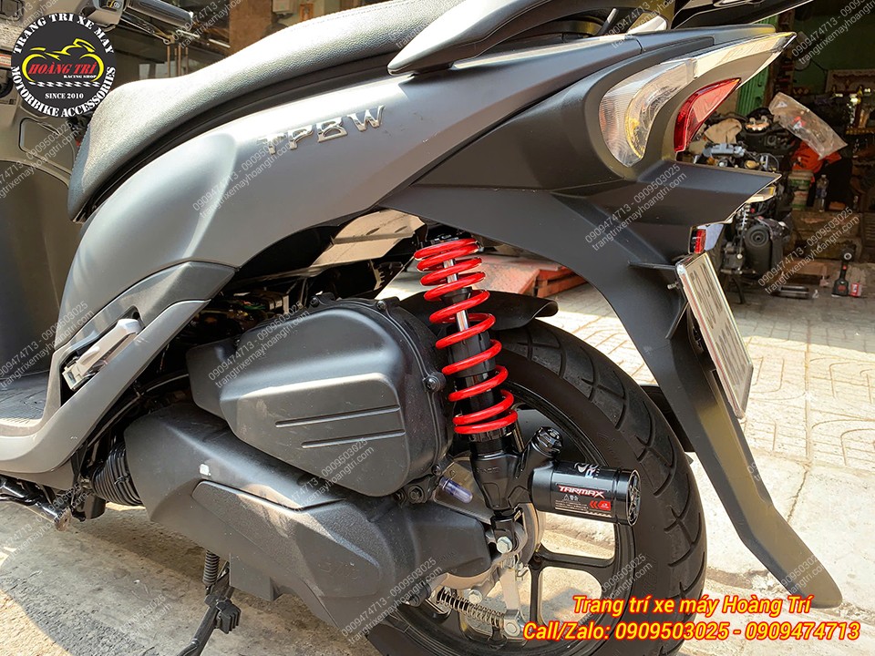 Phuộc Tarmax gắn TPBW 125cc giúp xe êm hơn, cải thiện cảm giác lái khi đi đường xấu