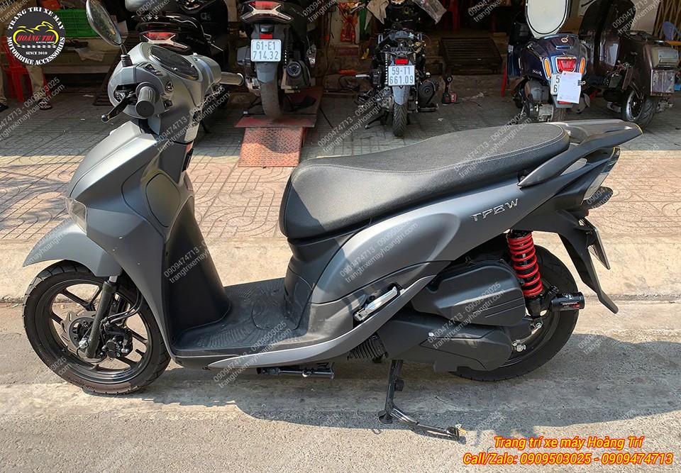 Tổng thể TPBW 125cc lắp phuộc RCB Tarmax tăng độ êm và phong cách thể thao