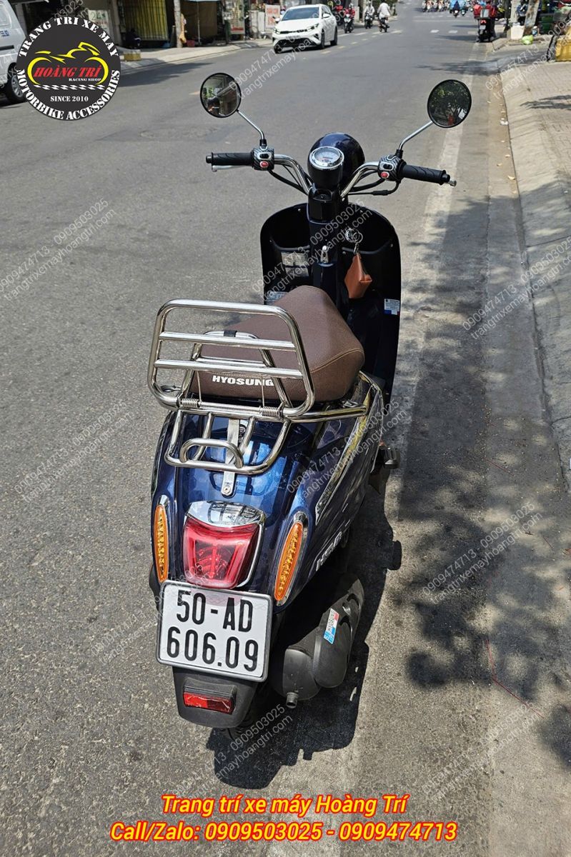 Góc nghiêng thể hiện sự đồng bộ giữa baga sau và thiết kế xe HSV-3