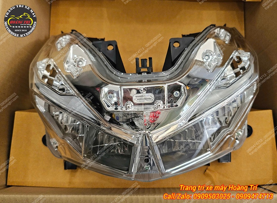 Cụm đèn pha Vario / Click Thái Honda chính hãng, thiết kế sắc sảo, ánh sáng ổn định, hoàn thiện cao