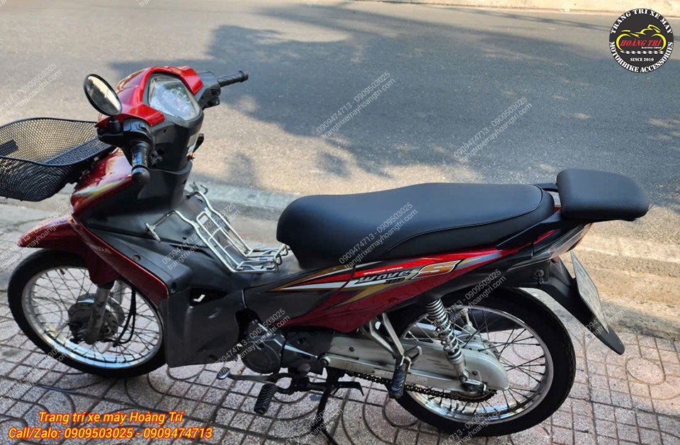 Tổng thể Wave S sau khi nâng cấp đầy đủ phụ kiện tiện ích cho nhu cầu hằng ngày