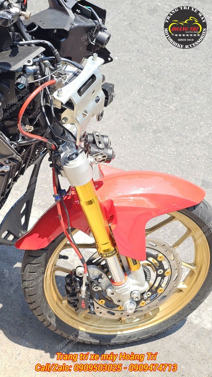 Toàn cảnh dàn chân trước cao cấp vừa được nâng cấp cho Winner X