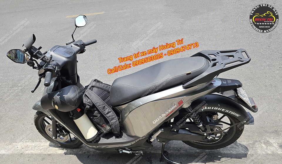 Toàn cảnh Quantum S1 gắn baga nhôm đúc phù hợp đi làm đi chơi chở đồ tiện lợi