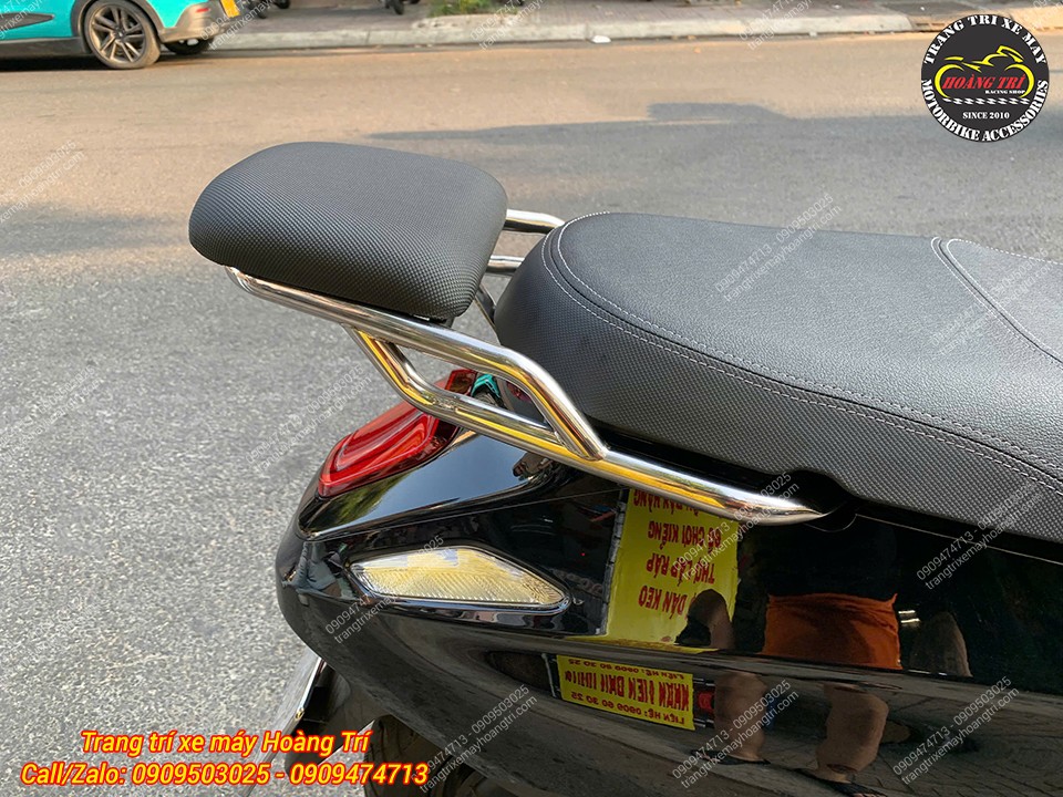 Góc nghiêng baga sau nối dài Evo Max giúp tăng diện tích ngồi và giữ thẩm mỹ tổng thể