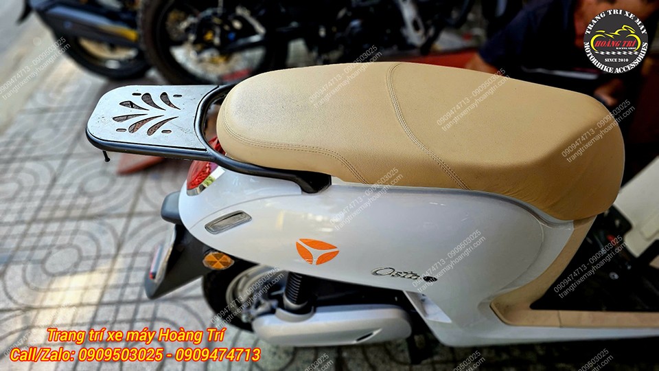 Cận cảnh baga sau nối dài Osta giúp tăng diện tích ngồi sau, tạo sự thoải mái hơn
