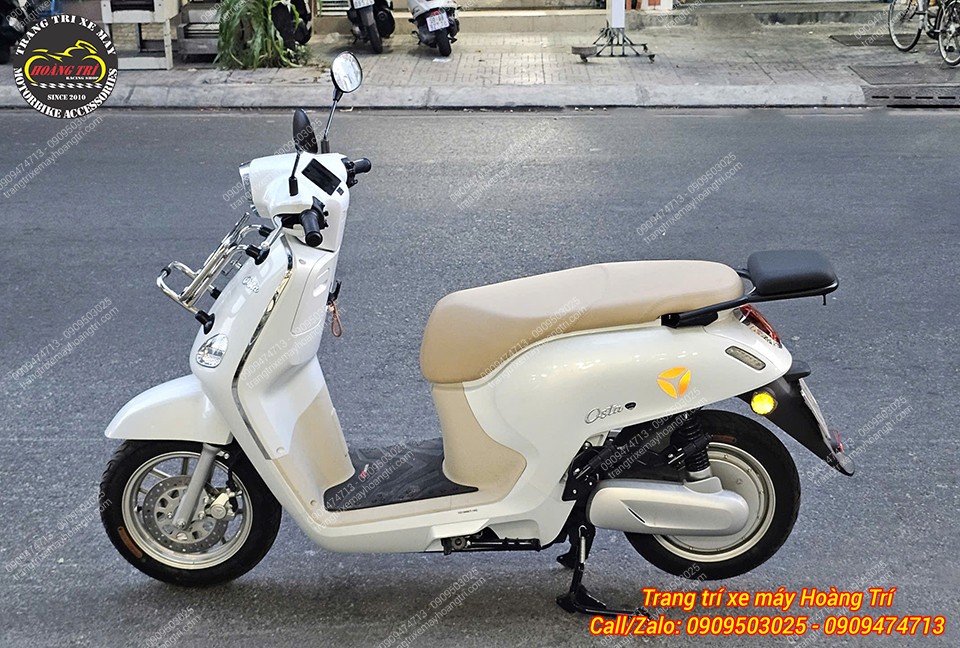 Toàn cảnh Osta gắn baga nối dài, dễ kết hợp nệm KTC và thùng B27NX tối ưu