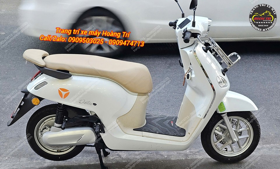 Baga trước Yadea Osta dành cho anh em thích style Vespa, mang lại vẻ sang trọng đẳng cấp