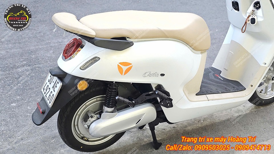 Góc nghiêng Osta trang bị gác chân phụ HTR, thiết kế đồng bộ, hợp phong cách hiện đại