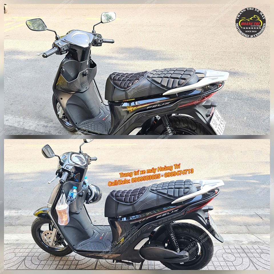 Thêm hộc đựng đồ cho Vinfast Feliz bạn có thể treo móc, để nhiều vật dụng cần thiết