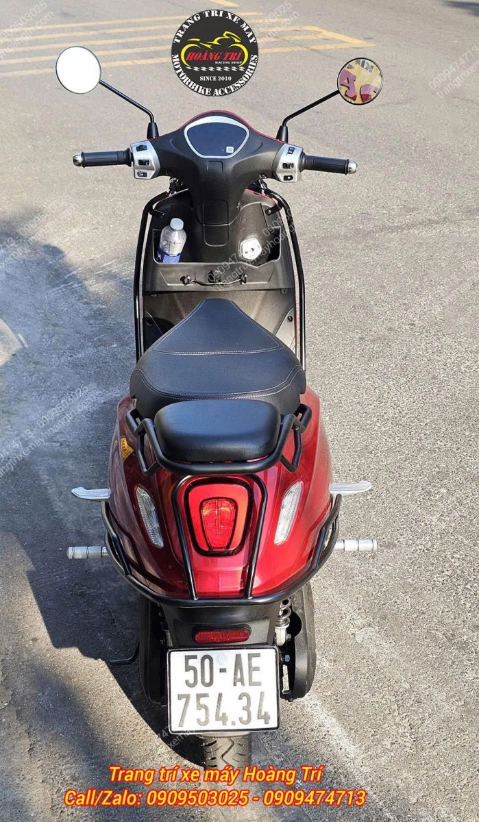 Phần đuôi Evo Grand được bảo vệ gọn gàng với bộ khung chắc chắn