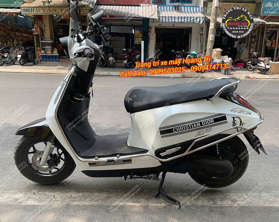 Toàn cảnh EVO Max với bộ khung inox, phù hợp anh em thích độ kiểng và tiện ích