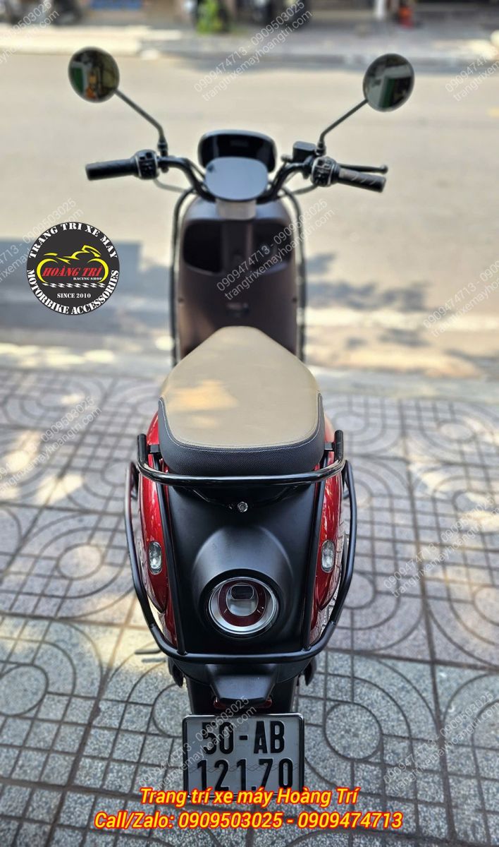 Phần đuôi Motio cũng được bảo vệ hiệu quả khi trang bị bộ khung