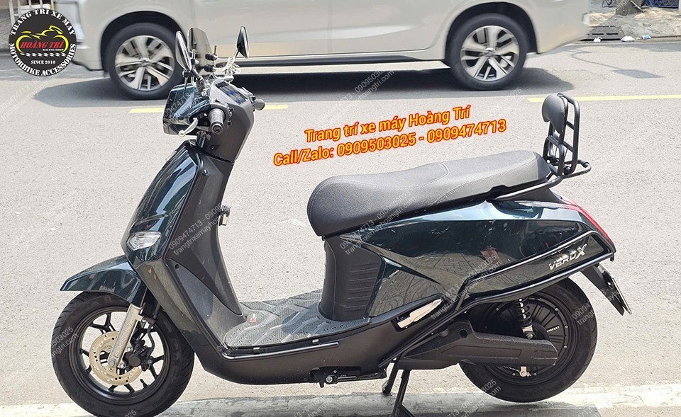 Tổng thể Vero X mang phong cách thể thao pha nét hiện đại kiểu Vespa