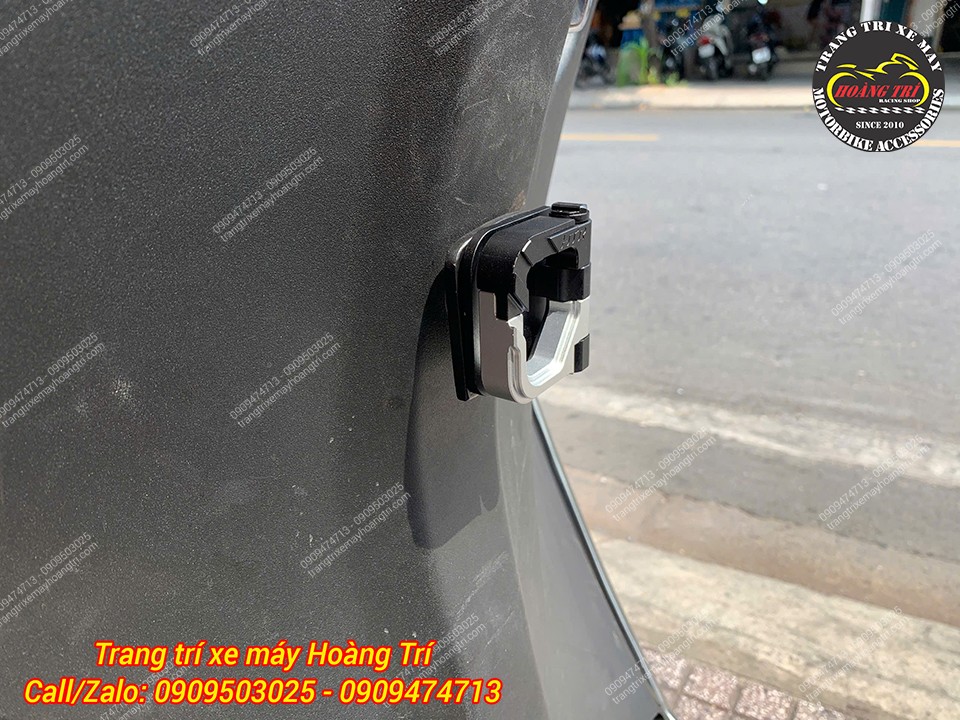 Cận cảnh móc treo CNC Vero X hoàn thiện sắc sảo, tăng tiện ích sử dụng hằng ngày