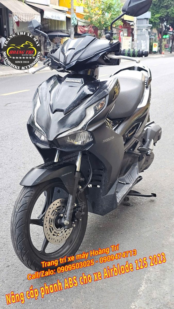 Tổng thể xe Airblade 125 2023 sau khi nâng cấp ABS với ngoại hình hiện đại hơn
