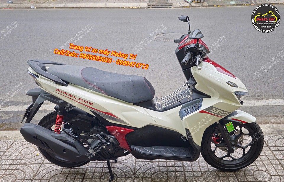 AB 160 sau khi nâng cấp đầy đủ tiện ích vẫn giữ nguyên kiểu dáng tổng thể xe