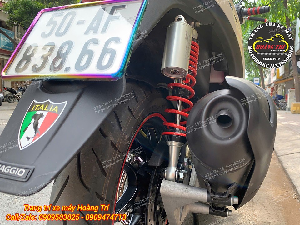Chi tiết phuộc sau YSS G-Series giúp Piaggio Medley vận hành êm ái và ổn định