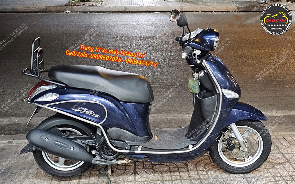 Yamaha Nozza 2011 tăng thêm ngoại hình khi trang bị baga sau kiểu Vespa đẹp mắt