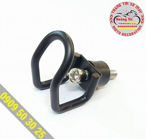 Móc treo chữ U màu đen gắn baga giữa NVX V3 tăng tiện ích treo đồ