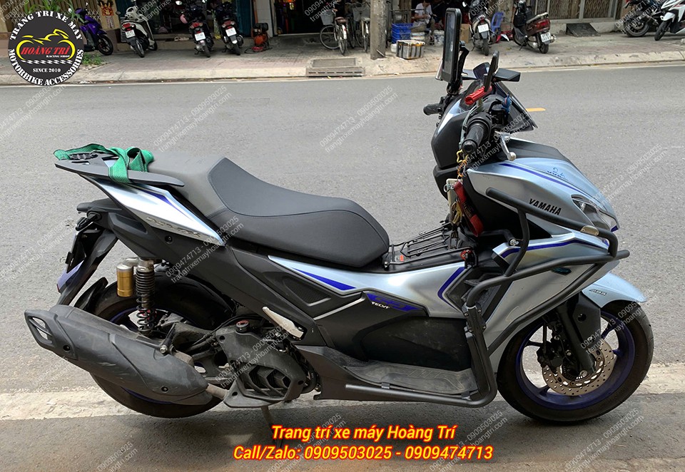 Cận cảnh Yamaha NVX V3 nâng cấp khung bảo vệ phong cách thể thao, hầm hố cực thu hút