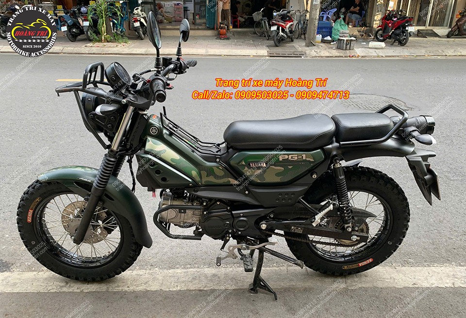 Tổng thể Yamaha PG-1 ABS 2026 nâng cấp vỏ không ruột giúp xe đậm chất địa hình hơn