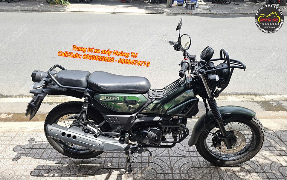 Tổng thể Yamaha PG-1 ABS 2026 cùng bộ vỏ zin nguyên bản trước khi tiến hành nâng cấp