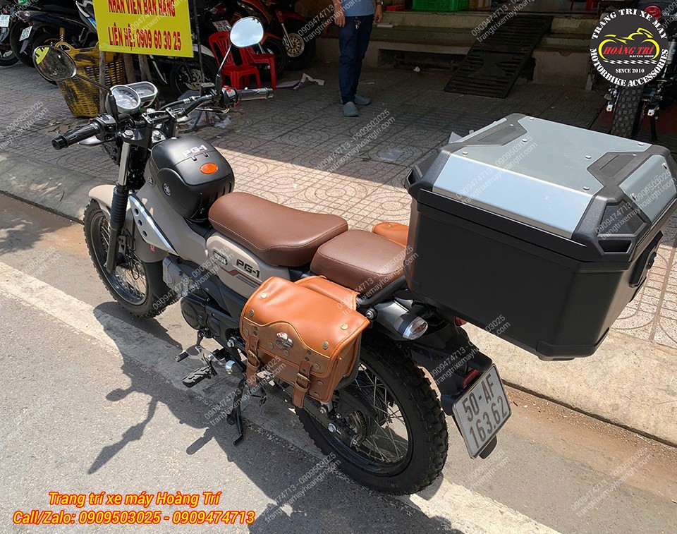 Góc chụp Yamaha PG-1 kết hợp thùng giữa OEM cùng thùng sau phong cách cá tính hơn