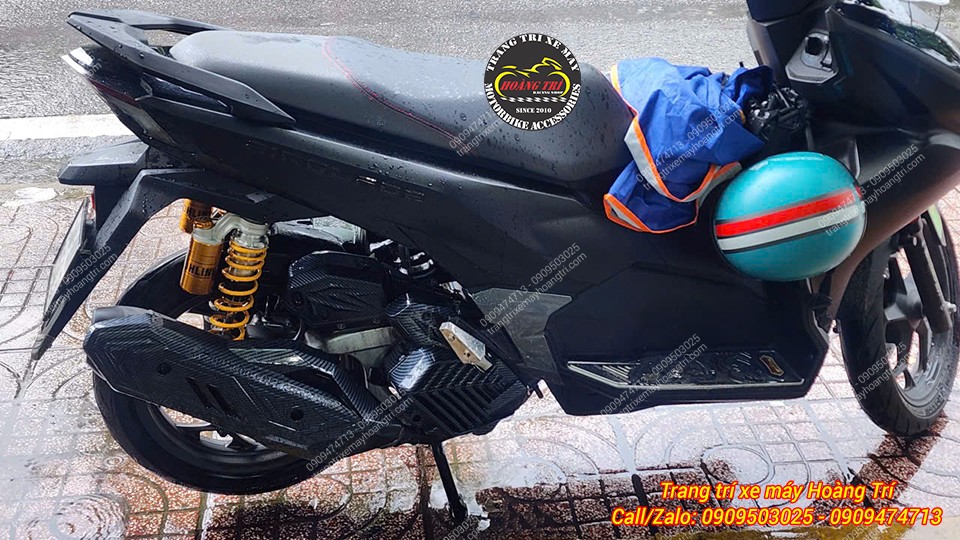 Toàn cảnh Honda Airblade 125 trang bị phuộc Ohlins bình dầu tăng trải nghiệm nhún