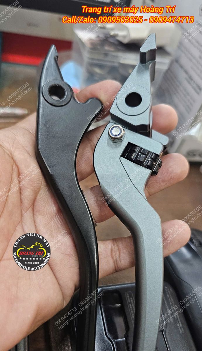 So sánh tay thắng zin và tay thắng RCB Yadea Velax với thiết kế thể thao nổi bật hơn