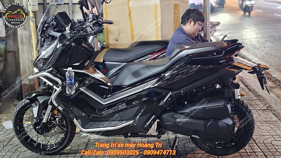 Tổng quan chiếc Zontes 368G tuyệt đẹp sau khi hoàn thiện nâng cấp nhẹ vài món và kết hợp đồ zin