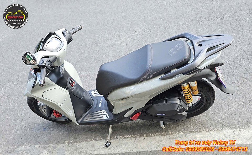 Toàn cảnh SH Việt Nam phối chân chống inox tăng vẻ thể thao và độ hoàn thiện cho xe