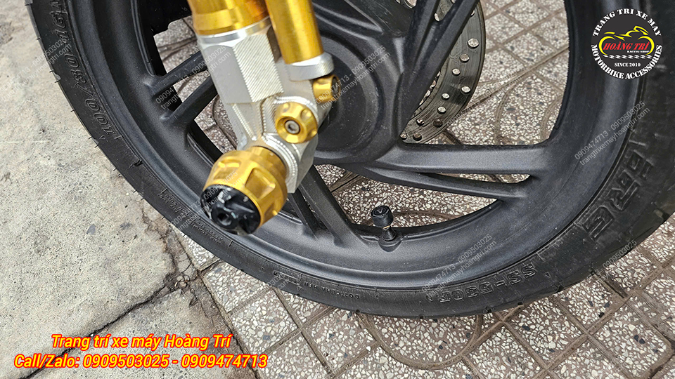 Cảm biến áp suất lốp xe SH giúp kiểm tra thông số bánh xe nhanh chóng và chính xác