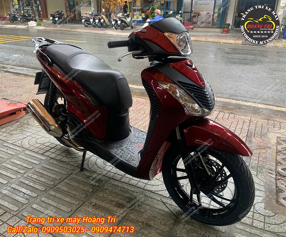 Toàn cảnh Honda SH VN 2014 sau nâng cấp nổi bật với màu đỏ đô