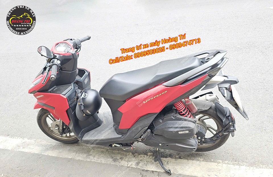Toàn cảnh Honda Vario 125 trang bị chắn bùn HTR hài hòa và cứng cáp
