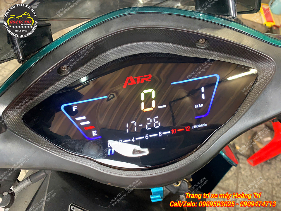 Đồng hồ ATR lắp Wave RS hiển thị cấp số (N đên 4) trực quan hỗ trợ quan sát dễ dàng hơn