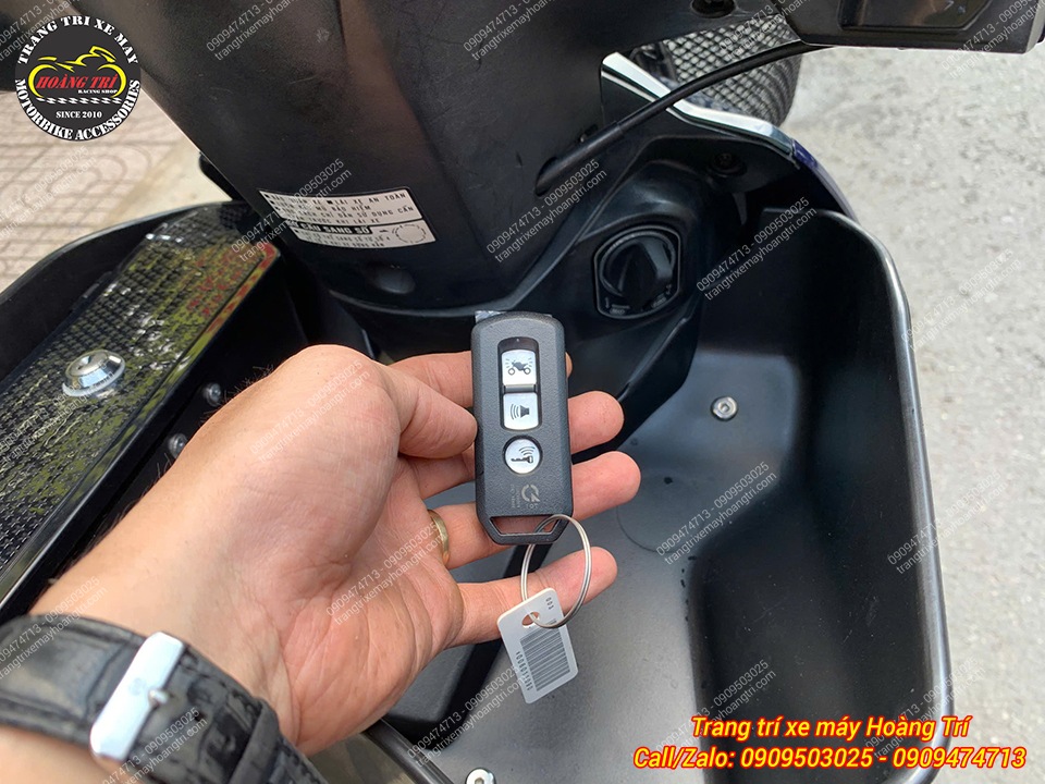 Remote smartkey Wave A chính hãng 3 nút tăng tiện ích và bảo mật khi sử dụng