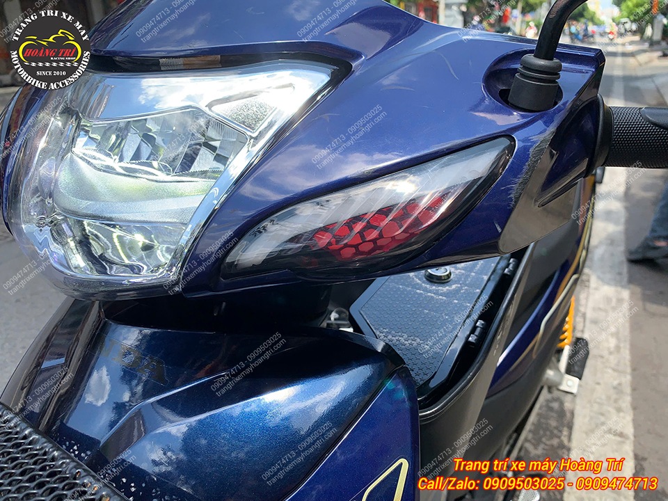 Chi tiết hệ thống đèn LED Audi xi nhan Wave A 110 nổi bật tăng vẻ ngoài thể thao