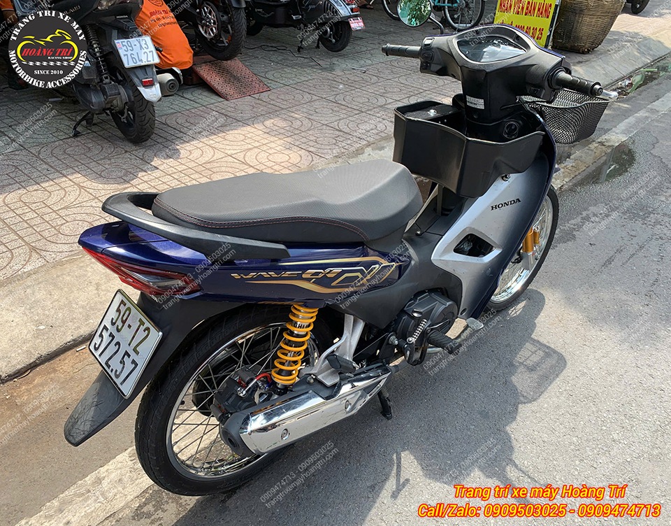 Rổ giữa Appi gắn cùng rổ trước mặt nạ mang đến không gian chứa đồ rộng rãi