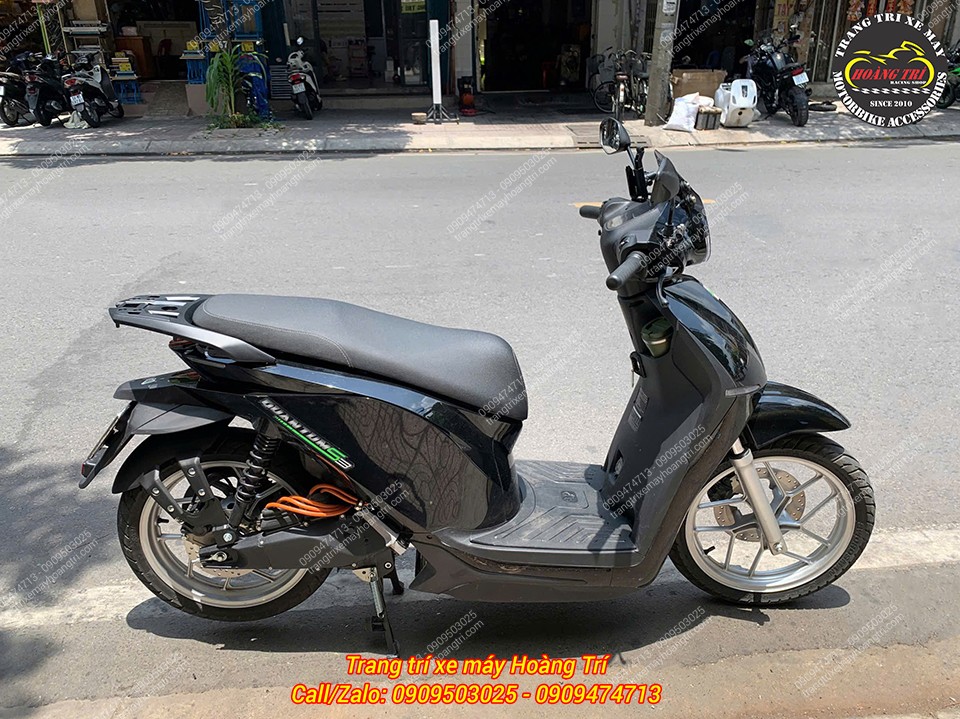 Tổng thể Datbike Quantum càng tiện ích hơn sau khi lắp baga sau LBS kiểu Sh 300i