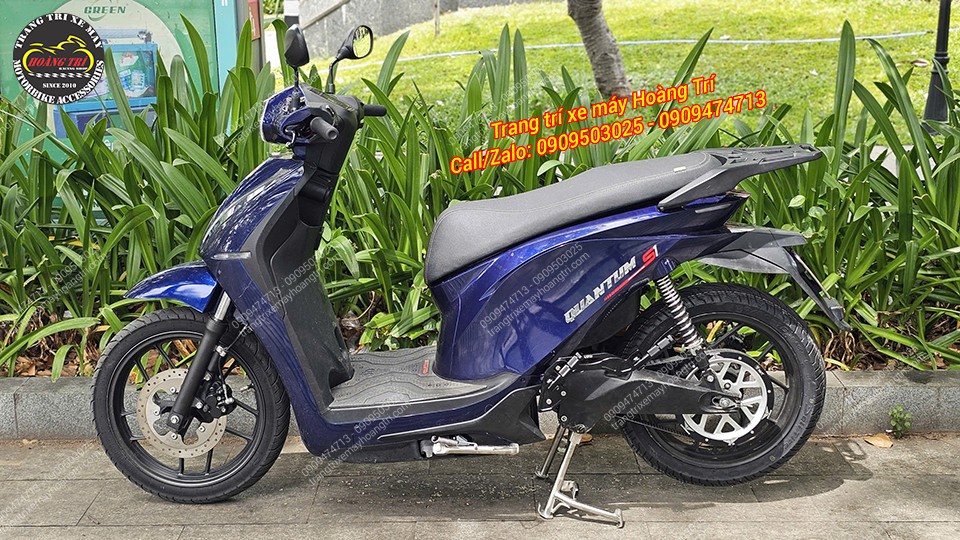 Trang bị baga sau nhôm đúc Datbike Quantum giúp xe trông cứng cáp và gọn gàng hơn