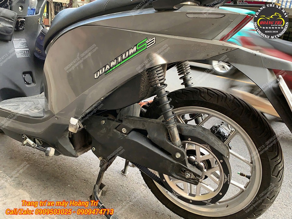 Cận cảnh bộ nhông curoa Datbike Quantum giúp bánh sau vận hành ổn định, êm ái và thẩm mỹ hơn