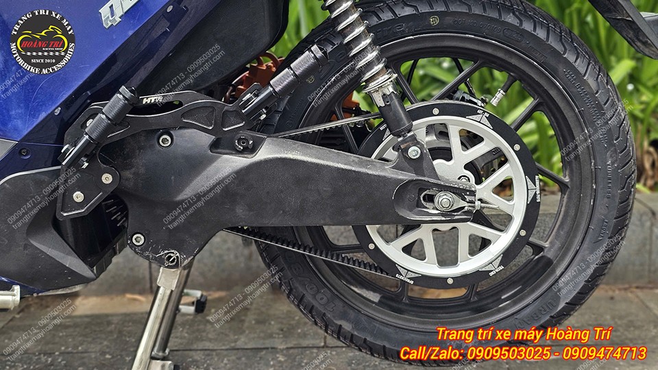 Cận cảnh bộ nhông dây curoa Datbike Quantum cho khả năng vận hành êm ái và mượt mà
