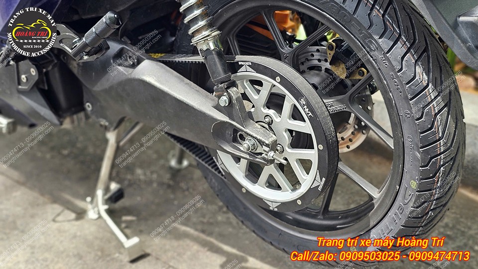 Chi tiết bộ nhông dây curoa Datbike Quantum được hoàn thiện chắc chắn và bền bỉ hơn