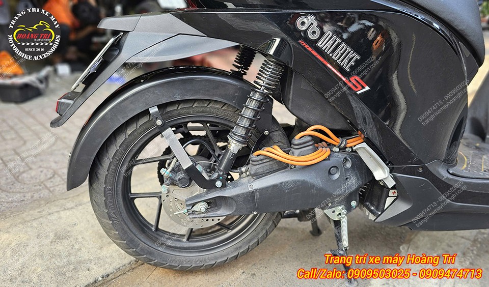 Bộ chắn bùn Datbike Quantum hỗ trợ hạn chế bùn đất bám vào khu vực bánh sau hiệu quả